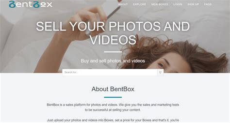 sell porn videos|BentBox is the best place to sell photos and videos